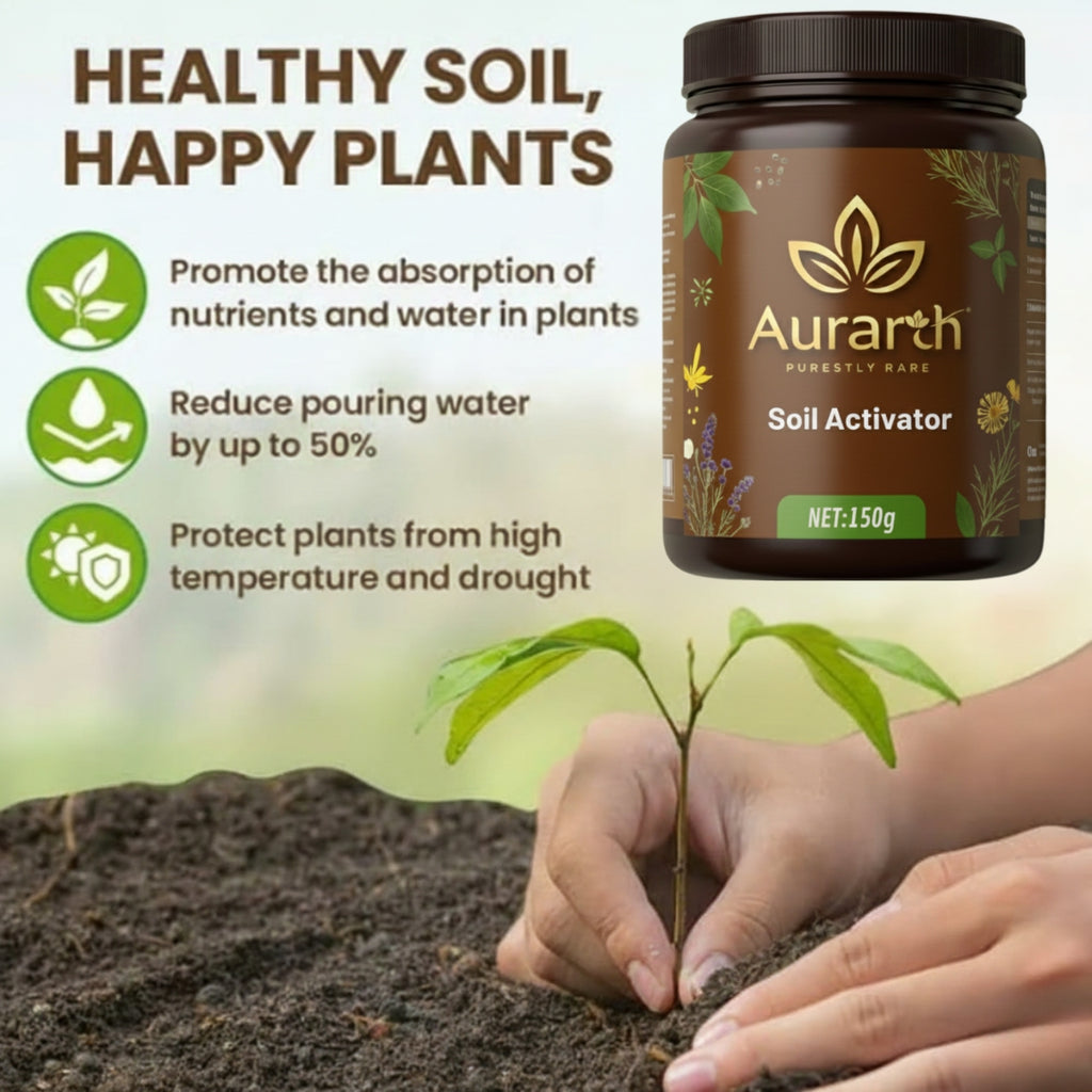 (Pack of 2) Soil Activated Treasure – Organic Soil Activator to Loosen Hard Soil, Boost Root Growth & Make Plants Healthy