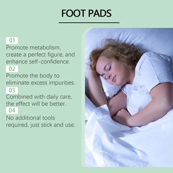 BUY 1 PACK GET 1 FREE 100% Merbal & Gentle Ingredient Detox Foot Pads (1 BOX = 20 PATCHES)