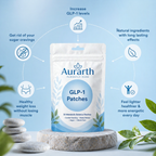 Aurarth GLP-1 Weight Loss Patches for Appetite Control, Craving Reduction & Metabolism Support (30 Patch Pack)
