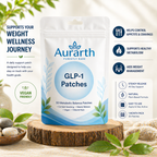 Aurarth GLP-1 Weight Loss Patches for Appetite Control, Craving Reduction & Metabolism Support (30 Patch Pack)