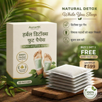 2-PACK Herbal Foot Detox Pads for Toxin Removal | Pain Relief Foot Patches for Feet Cleansing