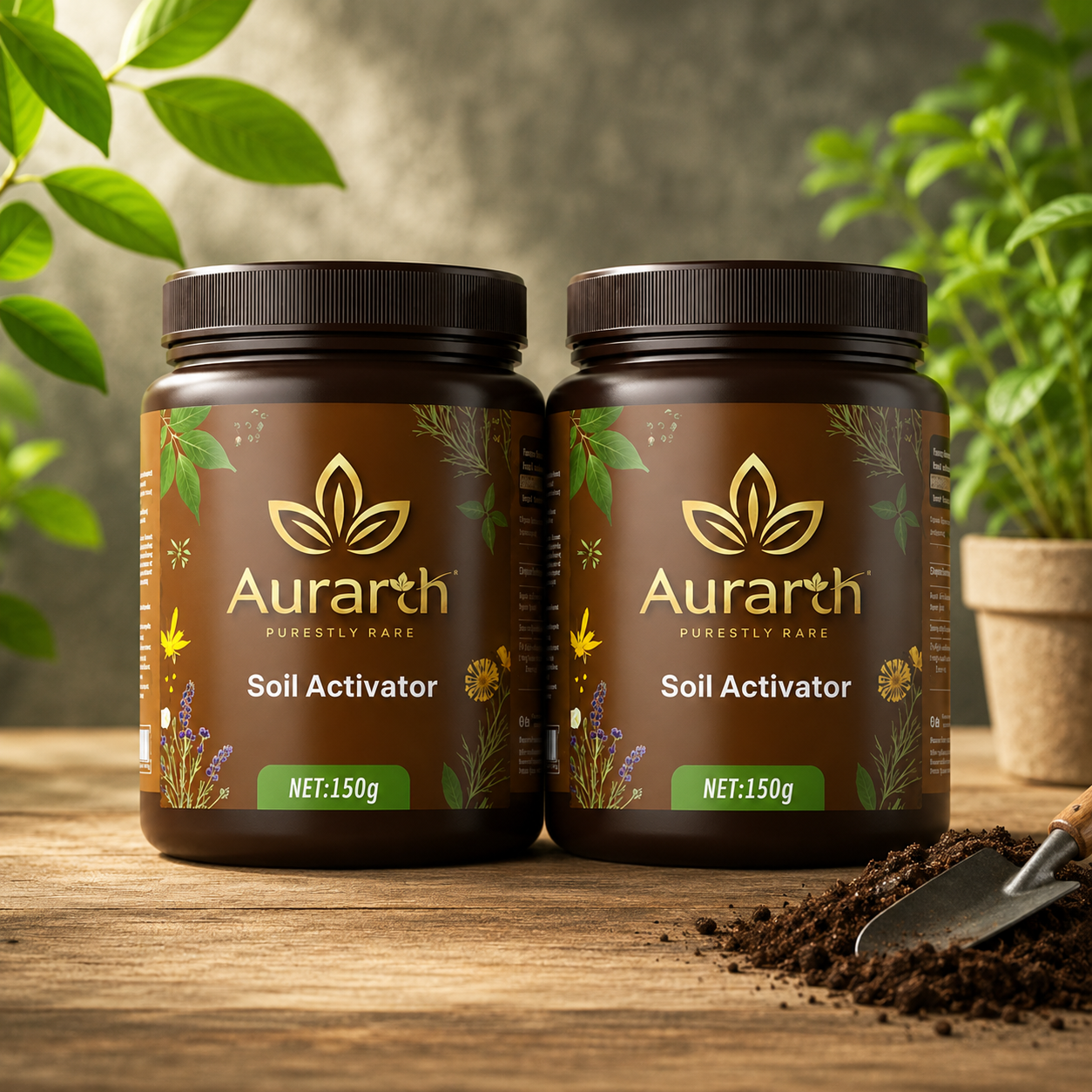 (Pack of 2) Soil Activated Treasure – Organic Soil Activator to Loosen Hard Soil, Boost Root Growth & Make Plants Healthy