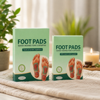 BUY 1 PACK GET 1 FREE 100% Merbal & Gentle Ingredient Detox Foot Pads (1 BOX = 20 PATCHES)